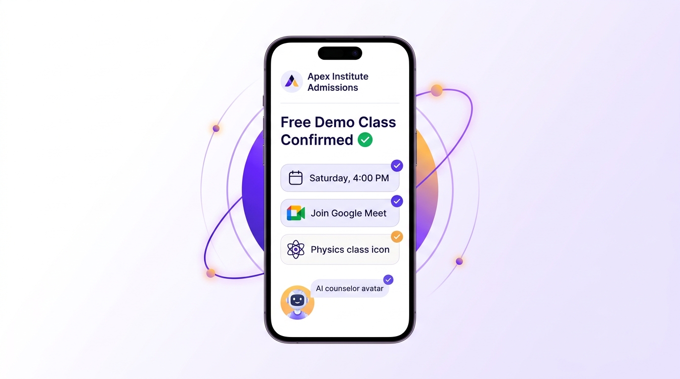 Student Demo Class and Admission Counseling Booking