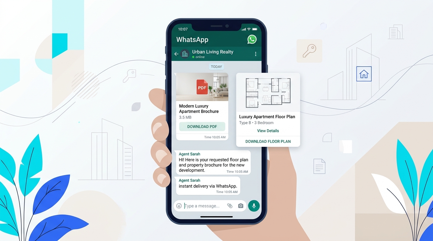 Real Estate & Property AI Assistant - Instant Brochure Delivery